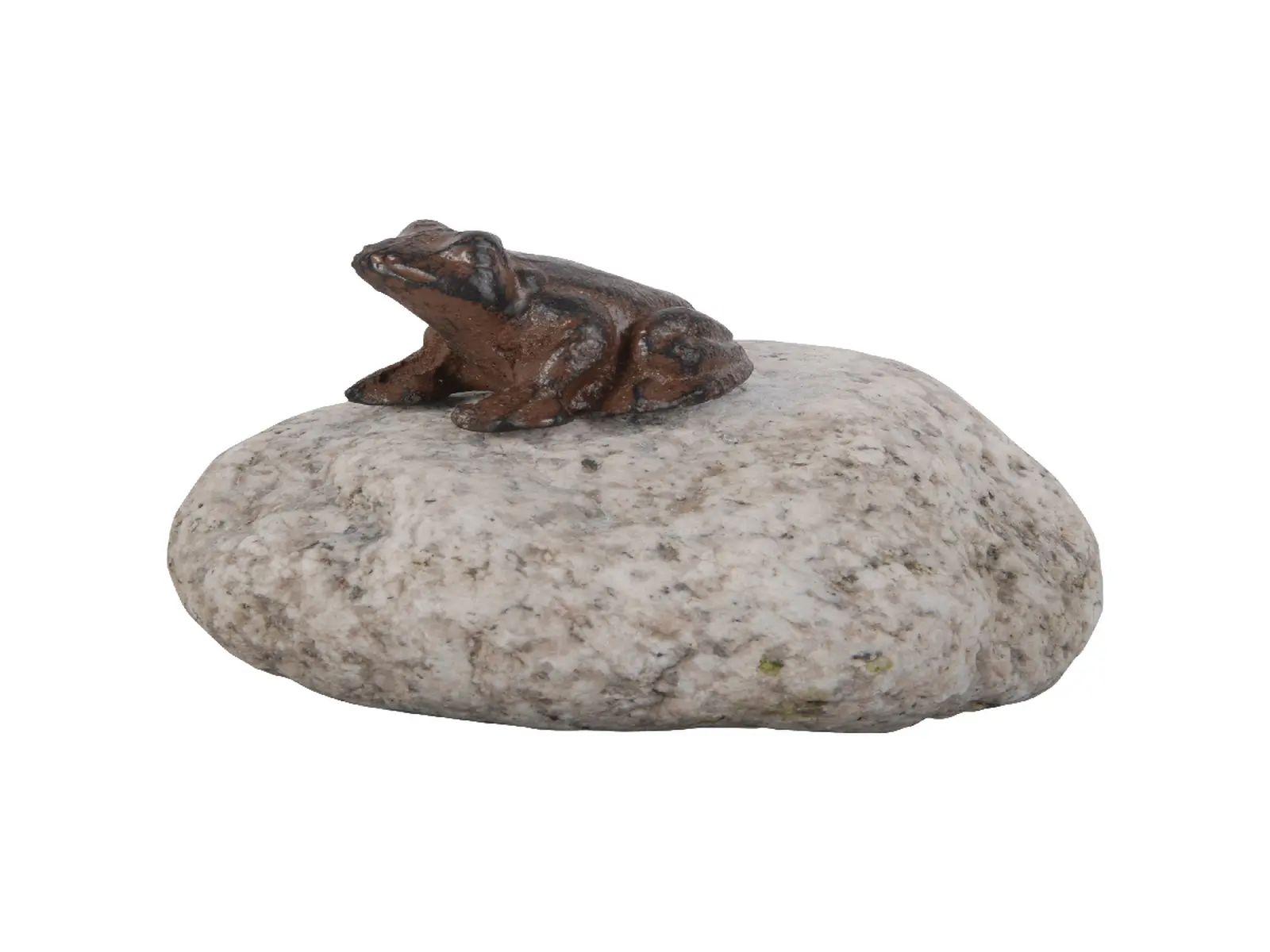 Kámen ANIMAL STONE, s litinovými zvířátky, 13cm, (č.1 - č.6), šedá/hnědo-červená (balení obsahuje 6 kusů!)|Esschert Design