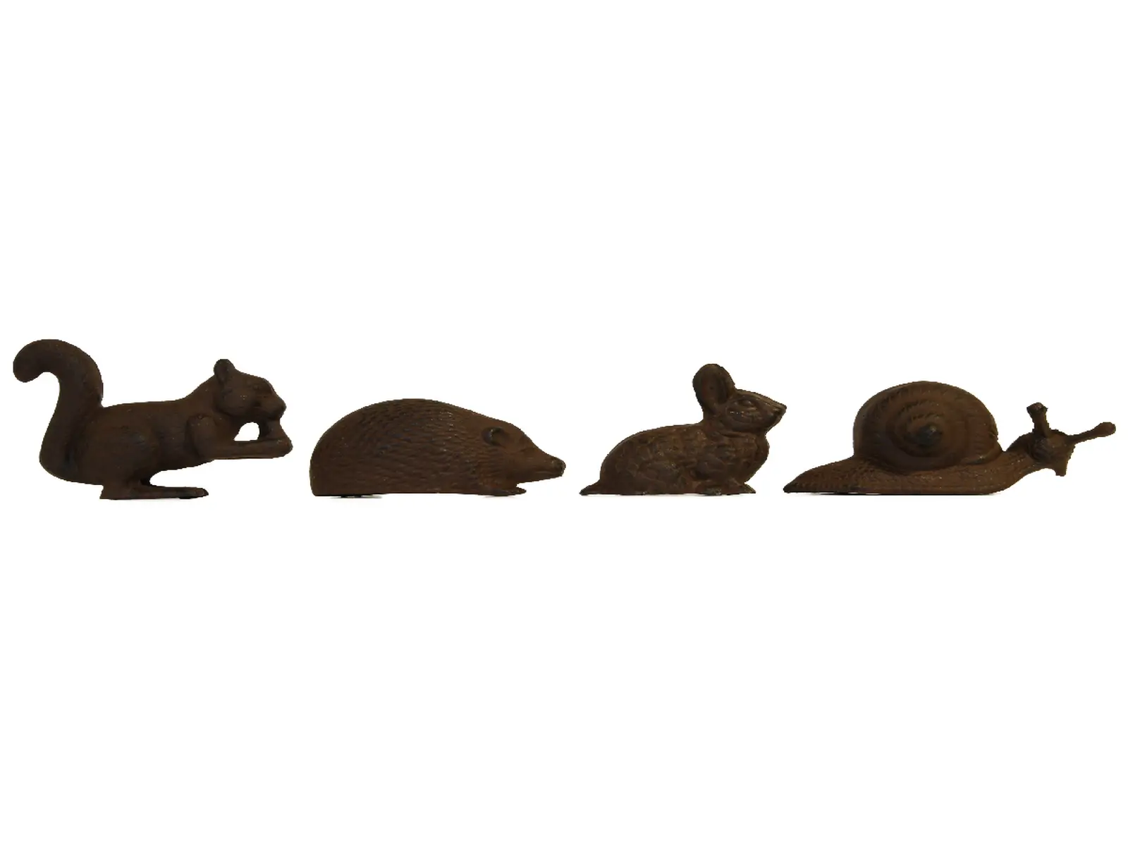 Dekorace - zvířátka litinová, balení obsahuje 4 kusy!, 11 cm, 14 cm, 15 cm, 17 cm|Esschert Design