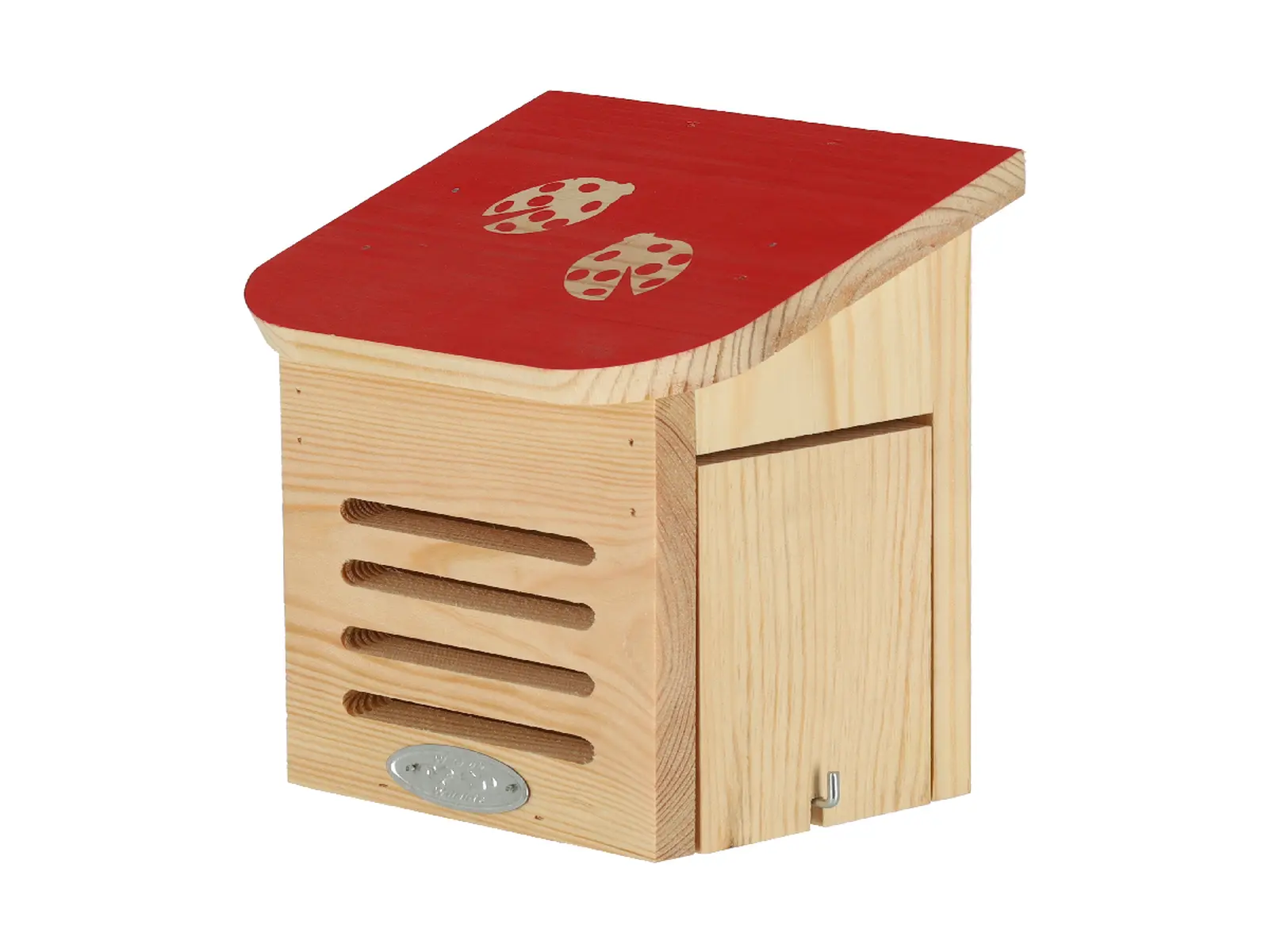 Domeček pro berušky DIAPOZITIV, 15x12x20cm, červená/přírodní|Esschert Design