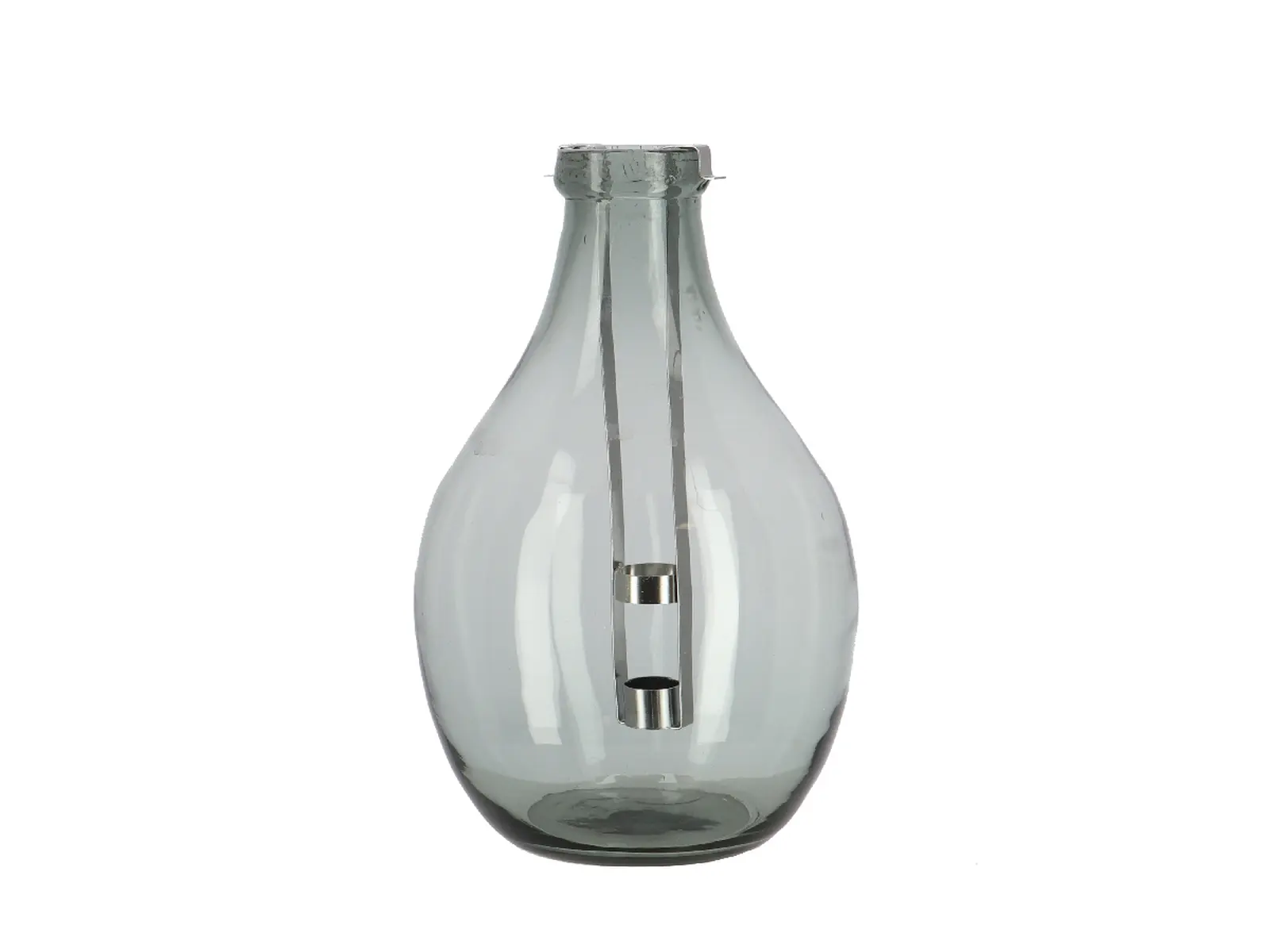 Svícen BOTTLE, čirá, pr.18x38cm|Esschert Design