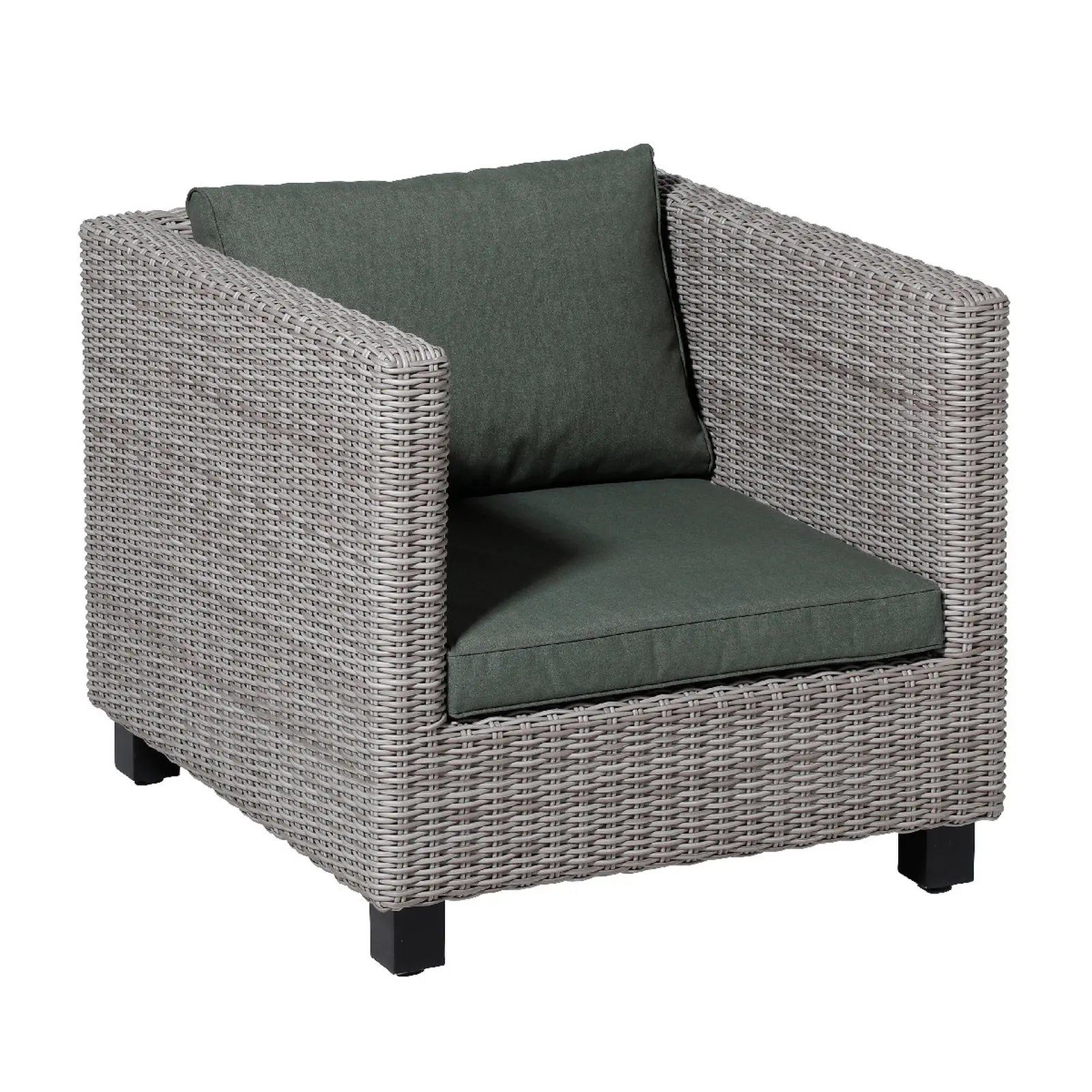 MADISON Sedák do křesla 60x60, zelená|Oxford green OUTDOOR