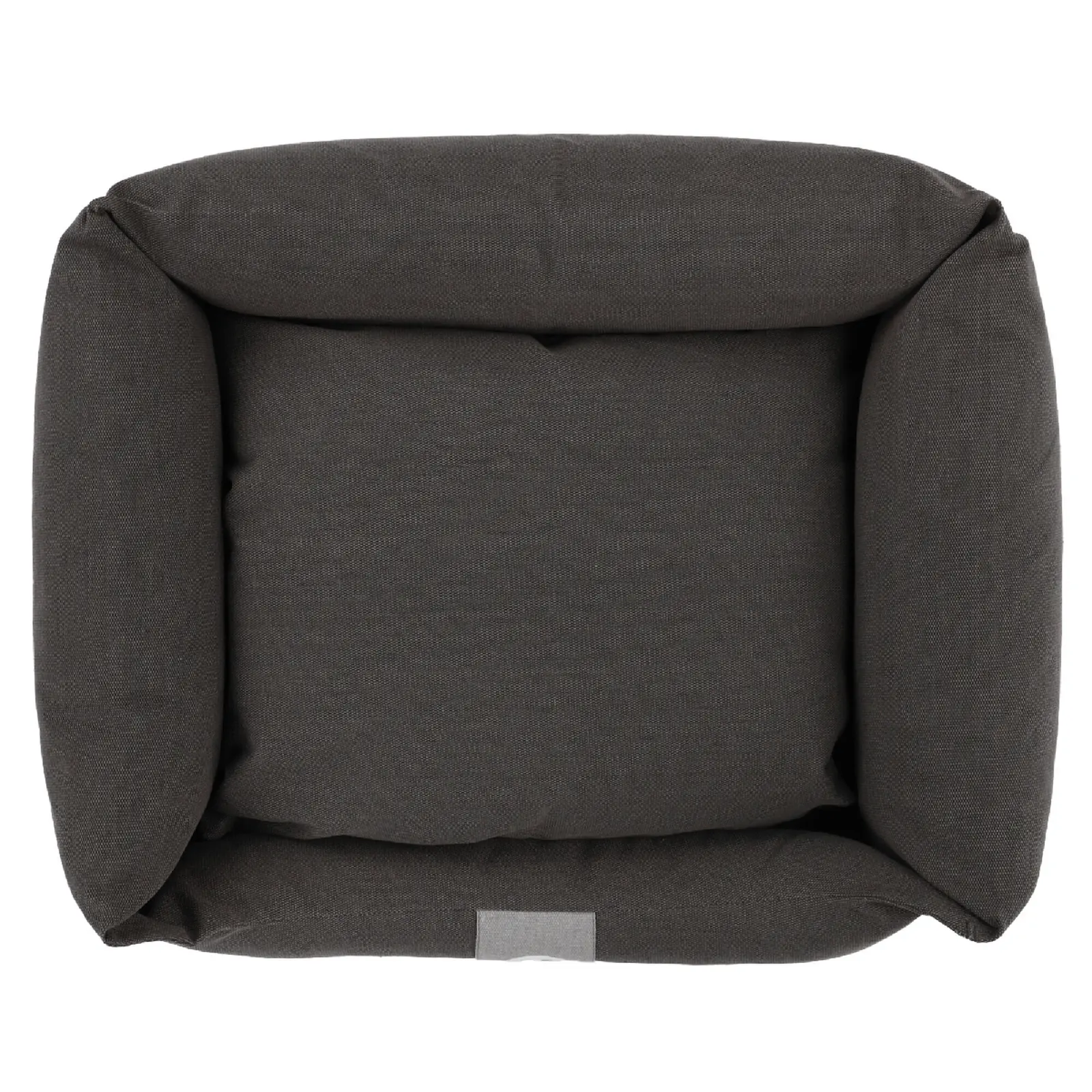 Pelíšek pro psa s okrajem 70x60x20cm, COCOON CANVAS, Anthracite|Van Baal