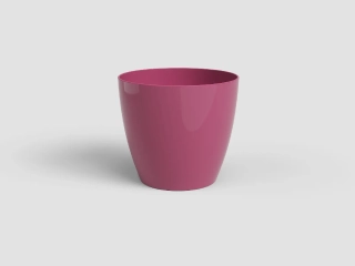 Květináč FIJI, na orchidej, 10,5cm, plast, tm.růžová|DEEP ROSE|Artevasi