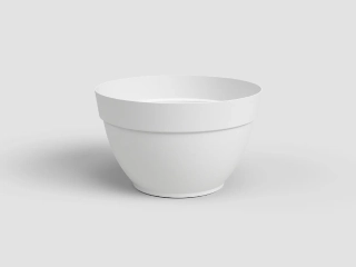 Květináč CAPRI, 30cm, plast, bílá|WHITE|Artevasi