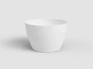 Květináč SAN REMO, 6cm, plast, bílá|WHITE|Artevasi
