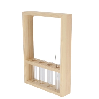 Pěstírna TUBE se stojanem a kartáčem, v dárkovém balení, 100% FSC, 27x6x38cm|Esschert Design