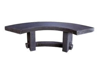 Lavička k ohništi FF80 TERAZZO, granitová, 1ks půlkruh, 113x46cm, 79kg|Esschert Design
