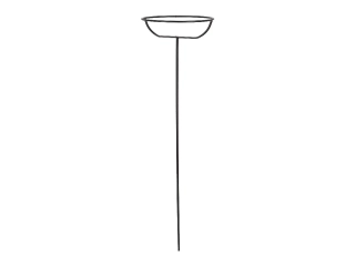 Držák pro olejové lampy FANCY FLAMES, zapichovací, 20 x 20 x 107,5 cm|Esschert Design