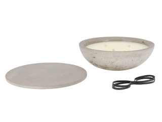Svíčka s poklopem OUTDOOR, kruhová, pr.28cm|Esschert Design
