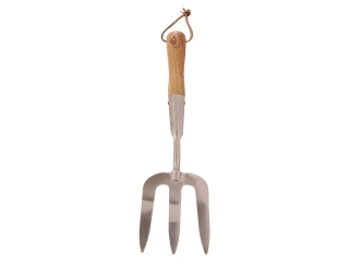 Trojzubec, dřevo + nerez, 45,5 cm (DOPRODEJ)|Esschert Design