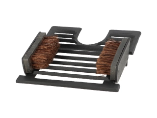 Zouvák bot s kartáčky BOOTJACK, litina a kokosové vlákno, 26cm, hnědá|Esschert Design