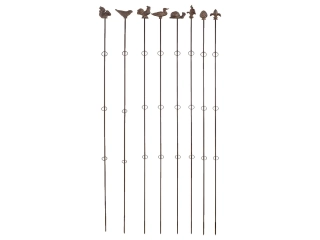 Podpora pro rostliny WINDOW DRESSING, rovná, 6x3x178,5cm, balení obsahuje 8 kusů!|Esschert Design