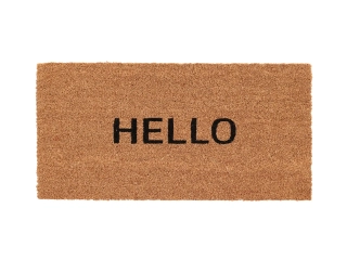 Rohožka kokosová HELLO, 60x40cm|Esschert Design