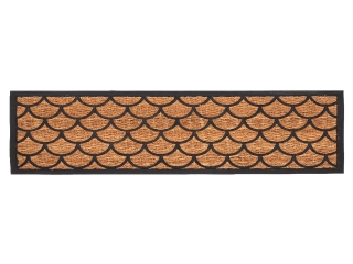 Rohožka gumová s kokosovým vláknem SHINGLE, XL, 120x40cm|Esschert Design