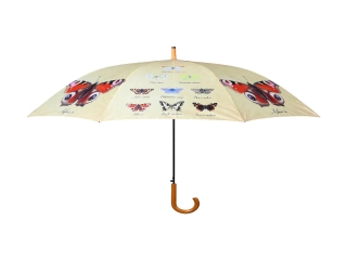 Deštník s motýly BUTTERFLY, 120x120x95 cm|Esschert Design