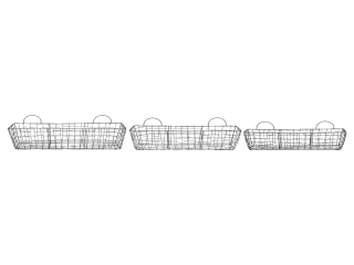 Truhlík drátěný, set 3ks (DOPRODEJ)|Esschert Design