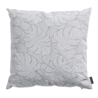 MADISON Polštář dekorační 45x45, šedá (DOPRODEJ)|Palm grey OUTDOOR