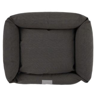 Pelíšek pro psa s okrajem 70x60x20cm, COCOON CANVAS, Anthracite|Van Baal