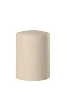 Svíčka SAFE CANDLE pr.4x6cm, hnědá|sahara, balení 24ks|Wenzel