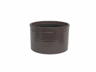 Květináč FORTUNA, 21cm, keramika, hnědá|BROWN|Artevasi