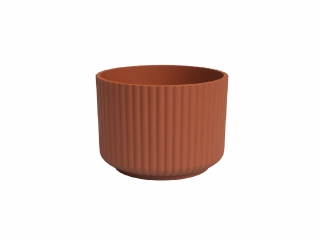 Květináč LUNA, 14cm, keramika, hnědá|TERRACOTTA|Artevasi