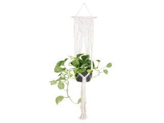 Závěs na květináč MACRAMÉ, 110cm, bílá (DOPRODEJ)|WHITE (DOPRODEJ)|Artevasi