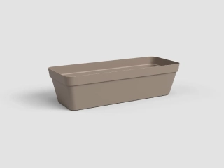 Truhlík CAPRI, 50cm, plast, šedá|MATTE TAUPE|Artevasi