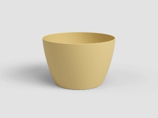 Květináč SAN REMO, 20cm, plast, sv.žlutá (DOPRODEJ)|LIGHT YELLOW (DOPRODEJ)|Artevasi