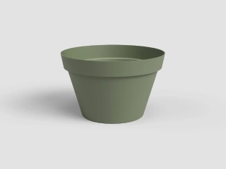 Květináč CAPRI, 50cm, plast, zelená|ASH GREEN|Artevasi