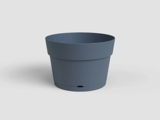 Květináč CAPRI, se zásob. na vodu, 20CM, plast, modrá|SLATE BLUE|Artevasi