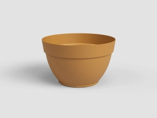 Květináč CAPRI, 30cm, plast, žlutá|HONEY YELLOW|Artevasi