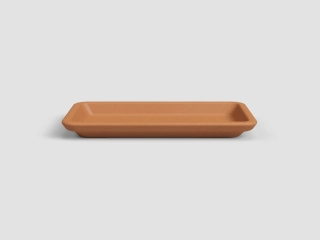 Miska pod truhlík 42x18cm, NATURAL, terakota|Artevasi
