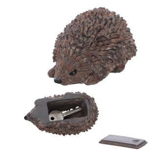 Skrýš na klíče KEYKEE, ježek, hnědá, 12x7x6cm|Esschert Design