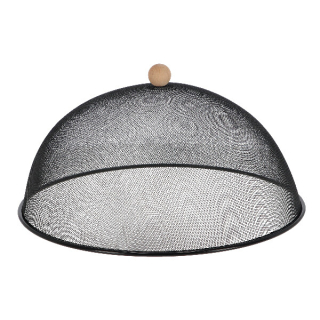Poklop ochrana potravin NEREZ OCEL, černá, pr.43cm|Esschert Design