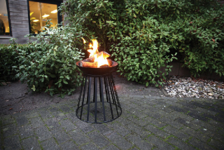 Ohniště FANCY FLAMES oboustranné, 47 x 47 x 49 cm|Esschert Design