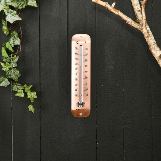 Teploměr nástěnný COPPER 7x30cm, měděná|Esschert Design