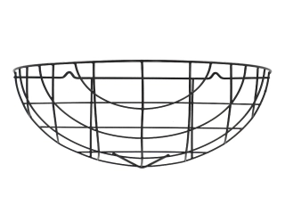 Koš nástěnný, drátěná ocel, š. 35,2 cm|Esschert Design