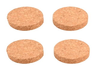 Podložka pod květináč korková CORK, pr.5x1,5cm, (balení obsahuje 4 kusy!)|Esschert Design