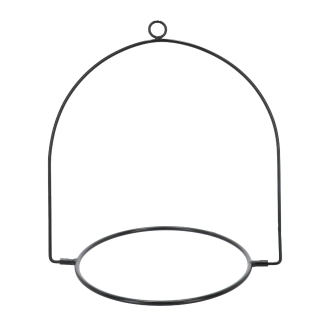 Závěs na květináč s pr. 22,5cm, kovový, černá, v. 36cm|Esschert Design