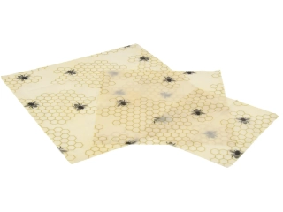 Ubrousky BEEWAX, ze včelího vosku, pro skladování potravin, samolepící, SET 3 KUSŮ!|Esschert Design