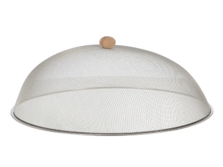 Poklop ochrana potravin NEREZ OCEL, šedá, pr.43cm|Esschert Design