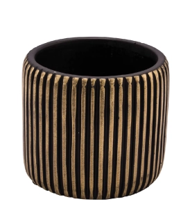 Obal na květináč/Nádoba RibsyUp, 18x18x15,5cm, ks * (DOPRODEJ)|Ego Dekor